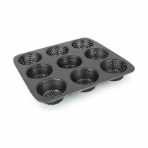 Tartlets tin Quttin 32 x 30 x 3,2 cm Drilled 8 Units