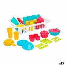 Children’s Dinner Set Colorbaby Toy Drainer 35 Pieces (15 Units)