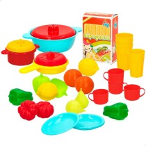 Set de jouets alimentaires Colorbaby Linge et ustensiles de cuisine 31 Pièces (6 Unités)