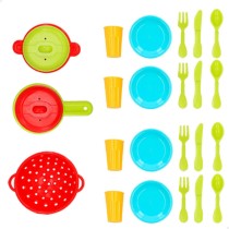 Children’s Dinner Set Colorbaby Toy Drainer 26 Pieces (12 Units)