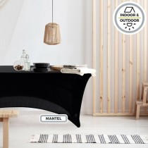 Spielmatte Aktive Tisch Schwarz Zubehör Fahrzeuge Straße 183 x 76 x 76 cm (6 Stück)