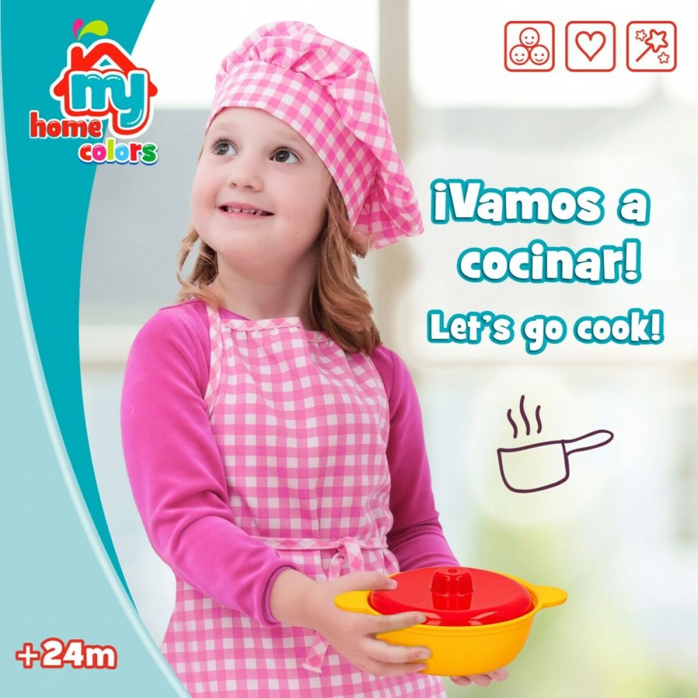 Set de jouets alimentaires Colorbaby Linge et ustensiles de cuisine 20 Pièces (12 Unités)