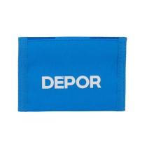 Portefeuille R. C. Deportivo de La Coruña Bleu 12.5 x 9.5 x 1 cm