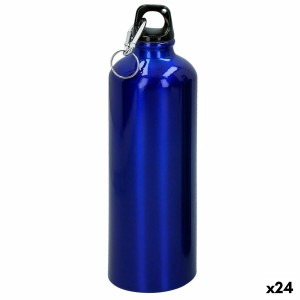 Bouteille d'eau Aktive 750 ml Mousqueton Aluminium 7 x 25 x 7 cm (24 Unités)