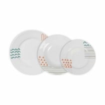 Dinnerware Set La Mediterránea Veronique Circular 12 Pieces (2 Units)