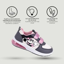 Turnschuhe mit LED Minnie Mouse Velcro