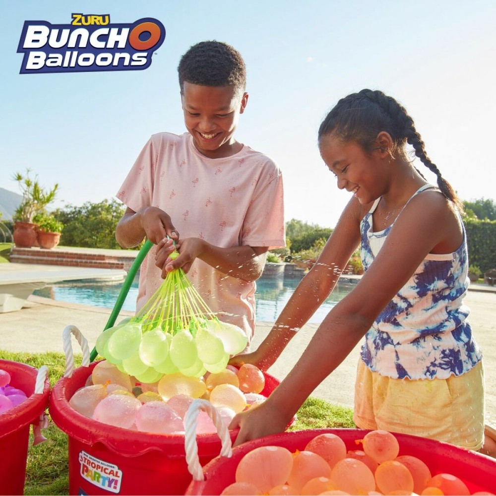 Wasserballons mit Aufblasvorrichtung Zuru Bunch-o-Balloons 24 Stück