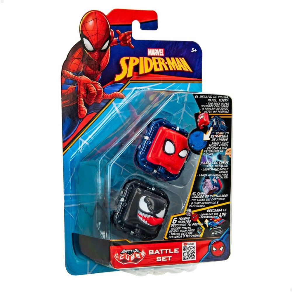 Jeu d’habileté Spider-Man Battle Cubes (12 Unités)