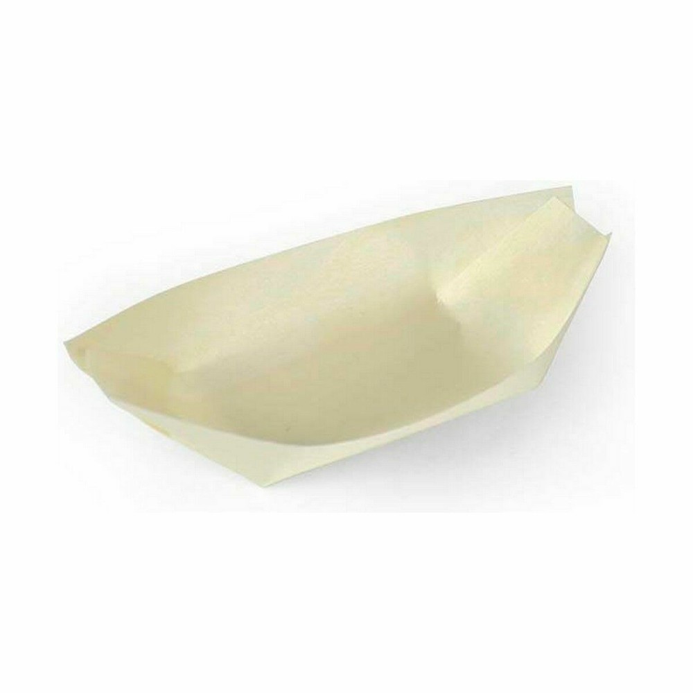 Set of bowls Algon Disposable Wood 10 Pieces 12,5 cm (24 Units)