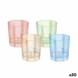 Set of Shot Glasses Algon Reusable 10 Pieces 35 ml (50 Units)