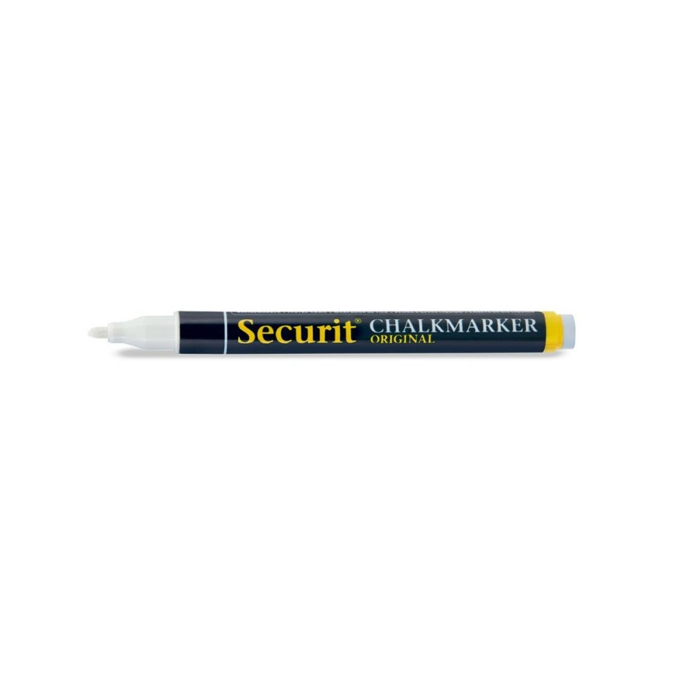 Whiteboard marker Securit White Fine tip (12 Units)