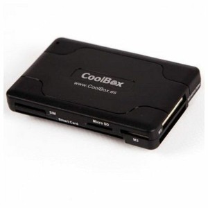 Lecteur de Cartes Externe CoolBox CRE-065A Noir