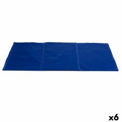 Tapis pour chien Rafraîchissant Bleu Mousse Gel 49,5 x 1 x 90 cm (6 Unités)