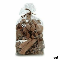 Decorative Flowers Brown (6 Units)