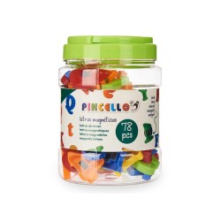 Lettres Pincello MA7797-78 Plastique Aimant Multicouleur