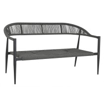 Gartenbank Home ESPRIT Aluminium 131 x 55 x 76 cm