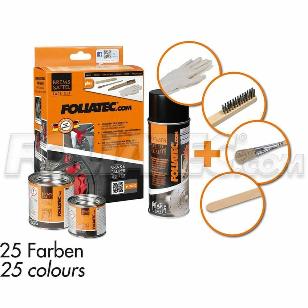 Set de peinture Foliatec FO2195 Pinces de frein Jaune