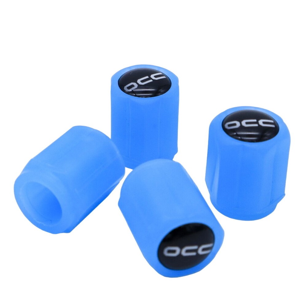 Set of Plugs and Sockets OCC Motorsport OCCLEV004 4 Units Fluorescent Blue