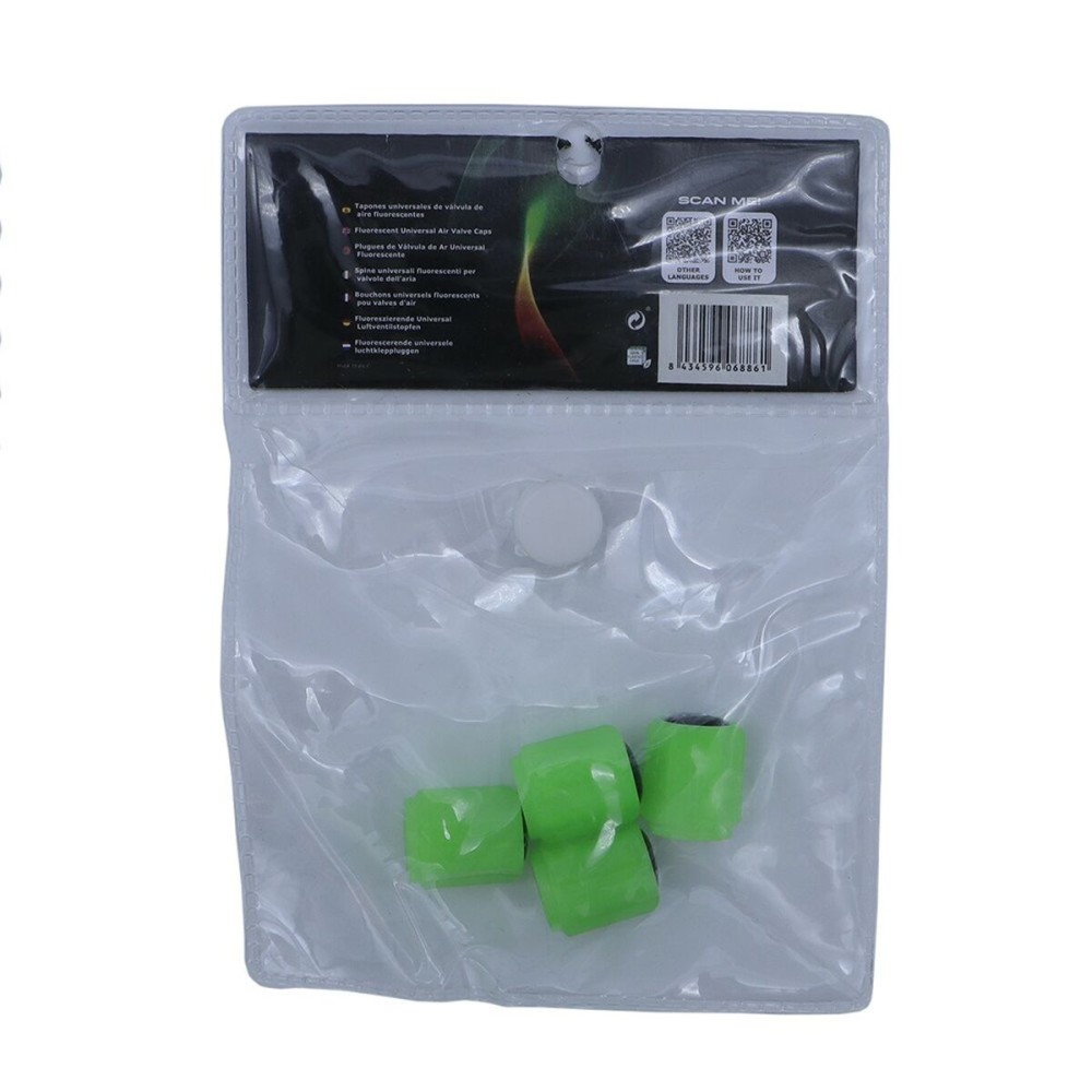 Set of Plugs and Sockets OCC Motorsport OCCLEV002 4 Units Fluorescent Green