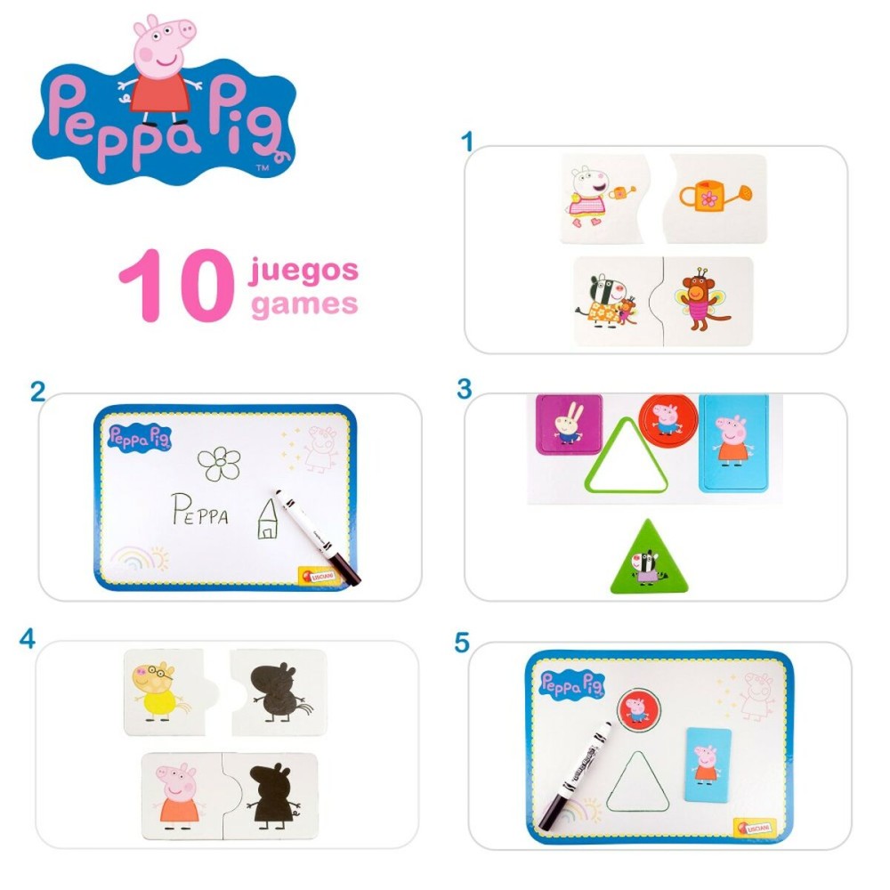 Table multi-jeux Peppa Pig (6 Unités)