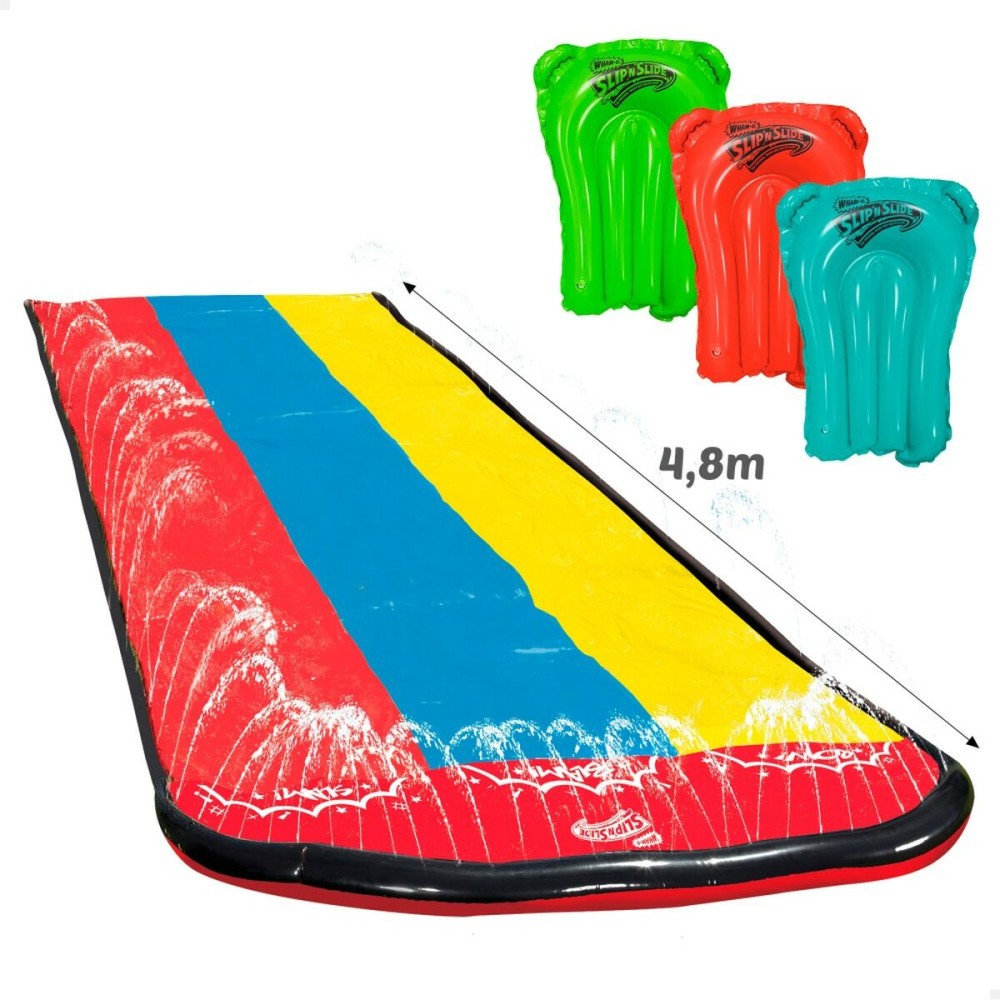 Toboggan d'eau 200 x 12 x 480 cm Multicouleur