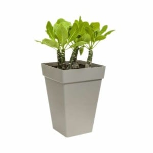 Pot Elho Ø 29,5 cm Blanc polypropylène Plastique Carré Moderne