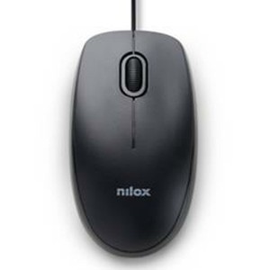 Mouse Nilox MOUSB1003 1600 dpi Schwarz