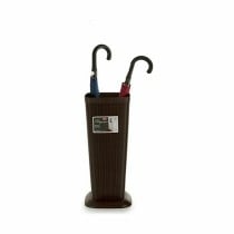 Umbrella stand Stefanplast Elegance Brown Plastic 25,3 x 57 x 25,3 cm (6 Units)