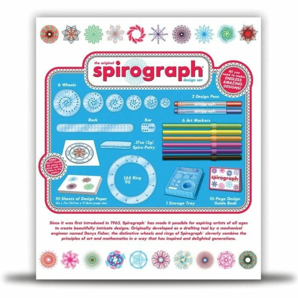 Drawing Set Spirograph Silverlit 30 Pieces