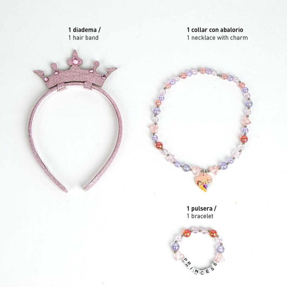 Jewellery Kit Disney Princess Pink 3 Pieces