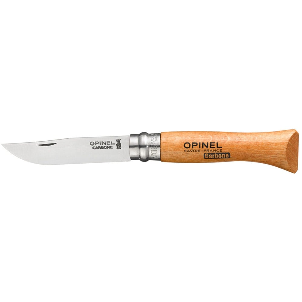 Messer Opinel Nº6 Kohlenstoffstahl Buchenholz 7 cm