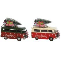 Christmas bauble Home ESPRIT Red Green 27 x 12 x 20 cm (2 Units)