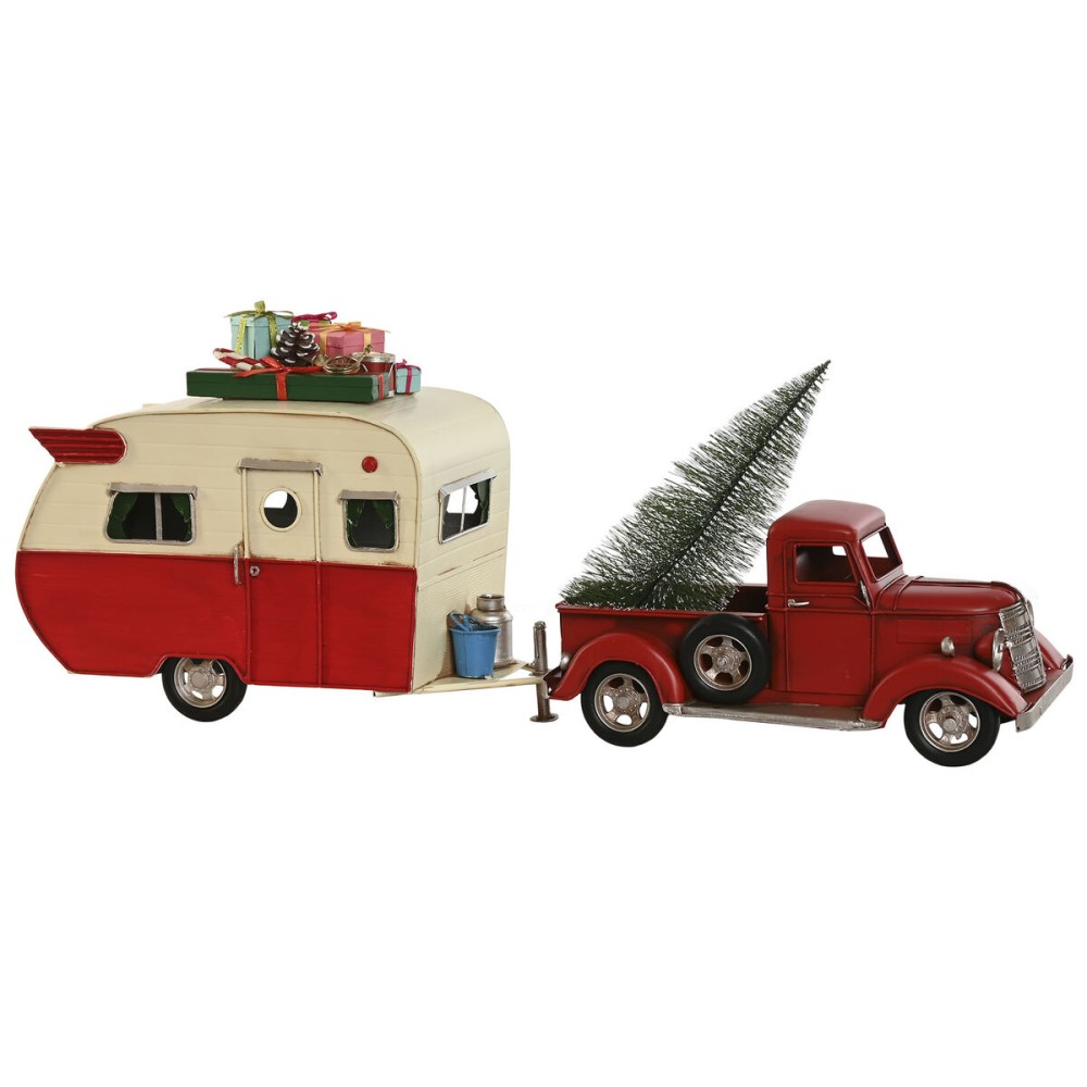 Christmas bauble Home ESPRIT Red Caravan 73 x 19 x 28,5 cm