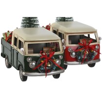 Christmas bauble Home ESPRIT Red Green 26,5 x 12 x 19 cm (2 Units)