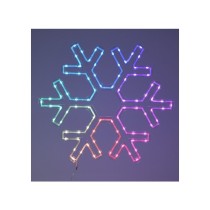 Christmas bauble Lifetime RGB Snowflakes 50 x 43 cm LED RGB