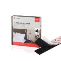 Ruban adhésif double face Velcro Noir 20 mm x 25 m