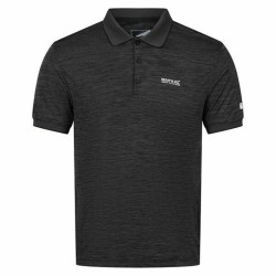 Herren Kurzarm-Poloshirt Regatta Remex II Ash Dunkelgrau