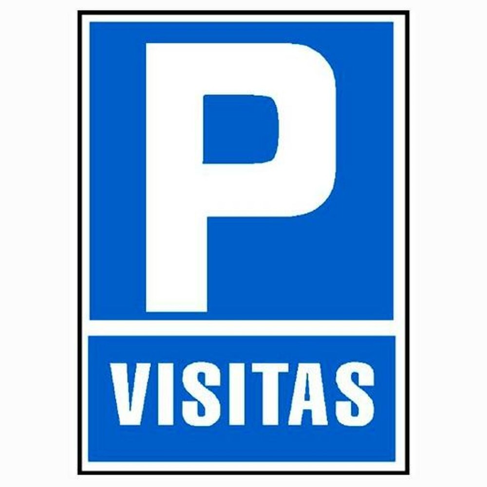 Schild Archivo 2000 "PARKING VISITAS" PVC 210 x 297 mm