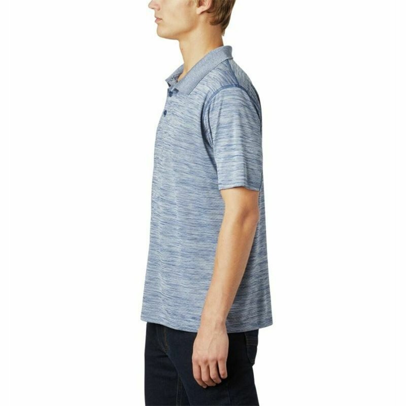 Herren Kurzarm-Poloshirt Columbia Zero Rules™ Blau