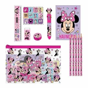 Stationery Set Minnie Mouse Pink