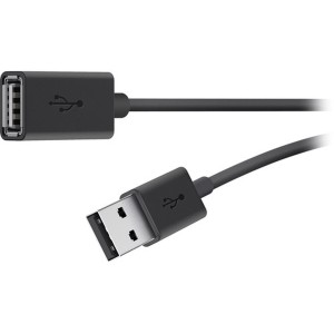 USB Cable Belkin F3U153BT4.8M Black (6 Units)