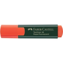 Highlighter Faber-Castell TEXTLINER 48 Orange (10 Units)