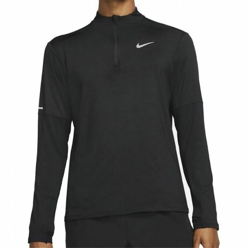 T-shirt à manches courtes femme Nike Dri-FIT Element  Noir Homme