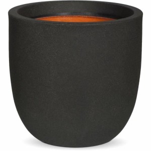 Cache-pot Capi Europe Noir Plastique Ovale Ø 43 cm