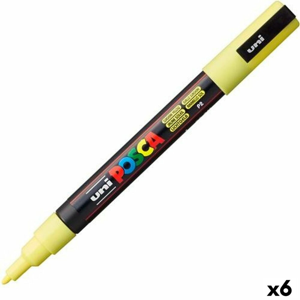 Acryl-Farbstift POSCA PC-3M Gelb 0,9-1,3 mm (6 Stück)