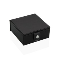 Jewelry box Versa Black 10 x 5 x 10 cm