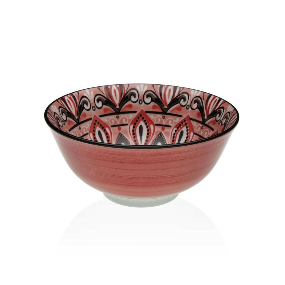 Bol pour Apéritifs Versa Rouge Céramique Porcelaine 15,5 x 7 x 15,5 cm