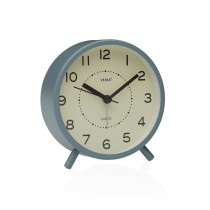 Horloge de table Versa Zeal Bleu Plastique 5,4 x 11,8 x 11 cm