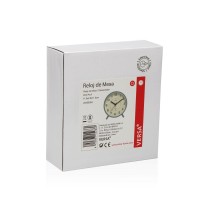 Horloge de table Versa Zeal Bleu Plastique 5,4 x 11,8 x 11 cm