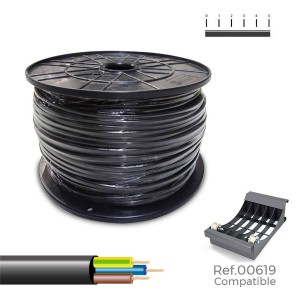 Elektrische Schlauchleitung Sediles Schwarz 3 x 1,5 mm 100 m H05VV-F